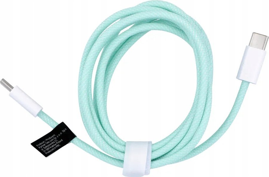 Kabllo USB C Fast Charge, 60W, 1.5m, 3A, e gjelbër