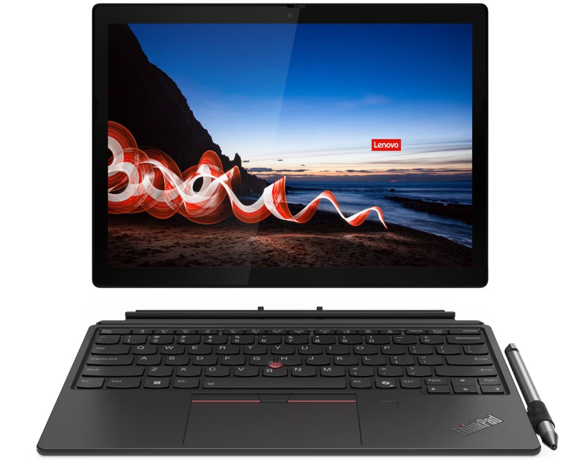 Laptop 2në1 Lenovo ThinkPad X12 Detachable Gen 2, 12.3", Intel Core Ultra 7 164U, 32GB RAM, 1TB SSD, Intel Graphics, i zi