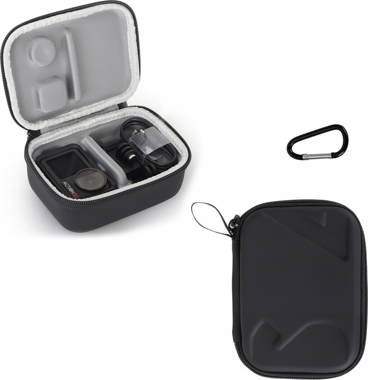 Kuti mbrojtëse SUNNYLIFE OA5-B893, për DJI Osmo Action 3 4 5 Pro, e zezë