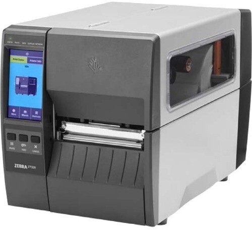 Printer i etiketave Zebra ZT231, 203 dpi, TT, i zi / gri