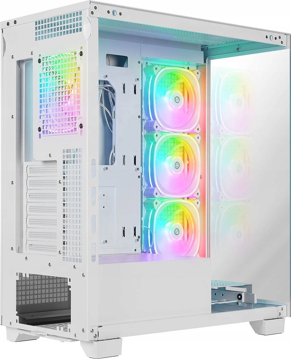 Kasa PC Rampage Hydra V1, ARGB Fan Hub, USB C, e bardhë