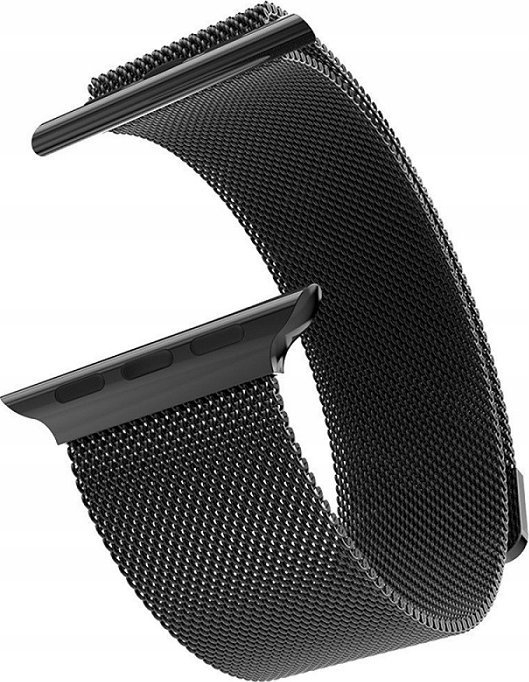Rrip ore Swissten Mesh për Apple Watch, 38-40mm, metalik, i zi