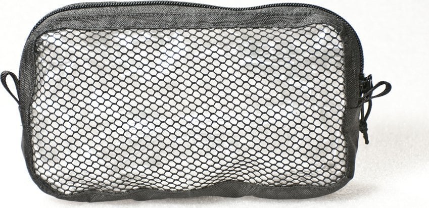 Çantë aksesorësh fotografie Reporter D4, xhep transparent, me zinxhir, e zezë