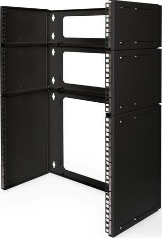 Ѕиден рам за рек Digitus, 19\", прилагодлива длабочина, црна