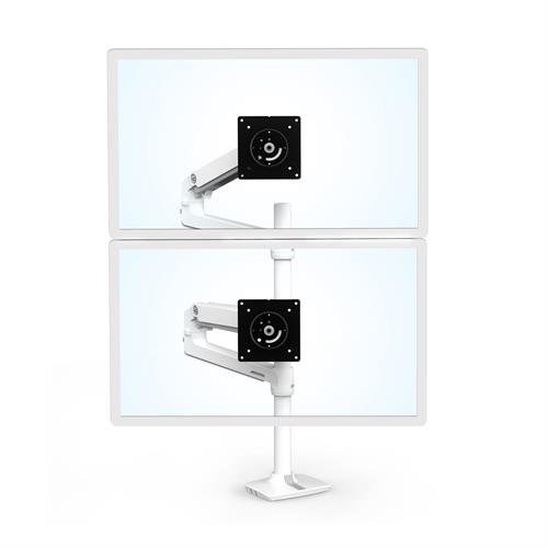 Krah montimi për monitor Ergotron LX Dual Desk, 40", e bardhë
