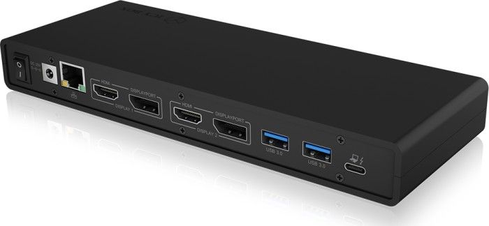 Докинг станица Icy Box DK2245AC, USB-C, 4K, црна