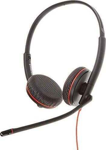 Kufje Plantronics Blackwire C3225, USB C, stereo, të zeza