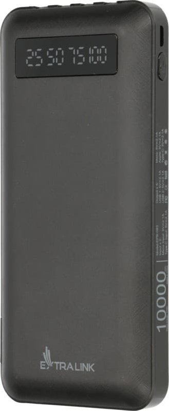 Karikues portativ ExtraLink EPB-083, 10000mAh, 4 në 1, i zi