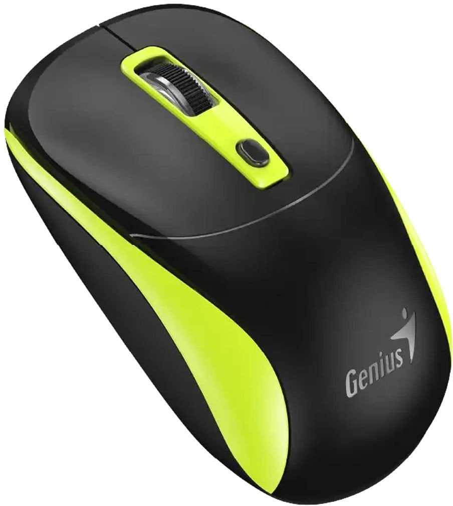 Mouse wireless Genius NX-7123, 1200 DPI, me buton Copilot, i zi gjelbër