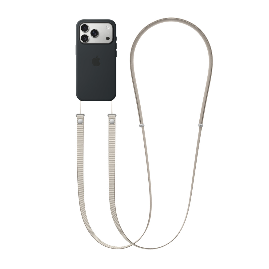 Apple Crossbody Strap, Tan