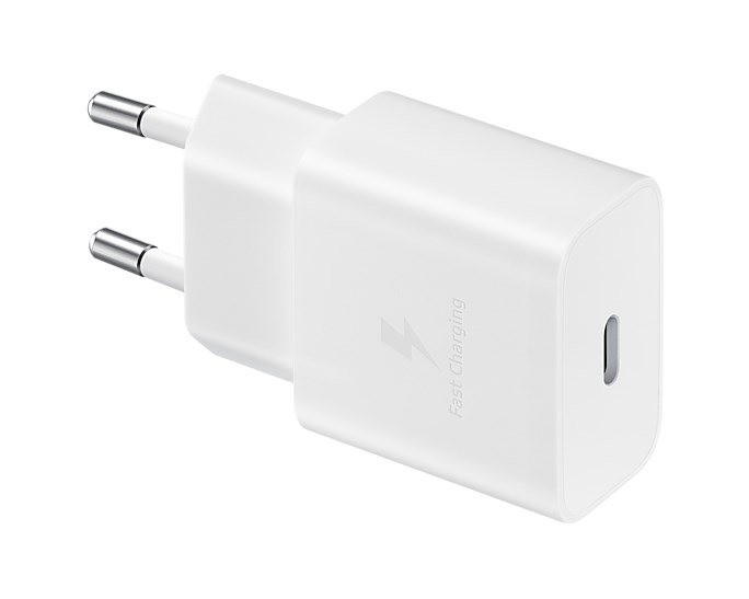 Karikues Samsung USB-C, 15W, i bardhë + kabllo USB-C, 1m