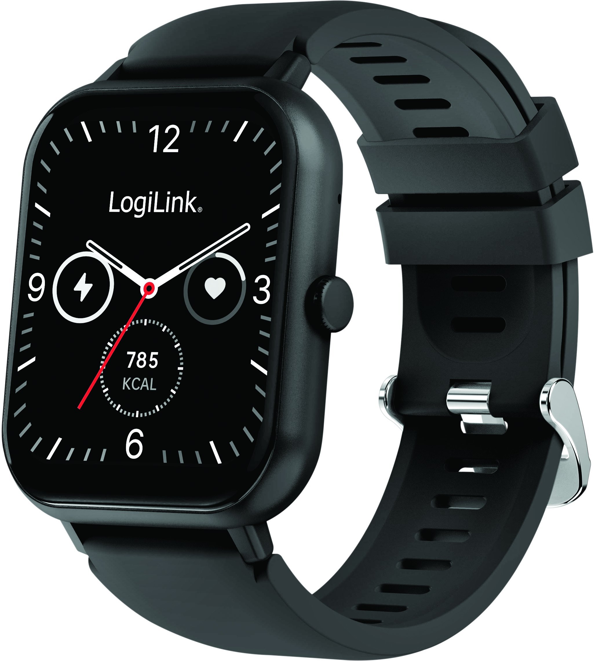 Smartwatch LogiLink Check Edge, ekran 1.83", IP68, Bluetooth 5.2, i zi