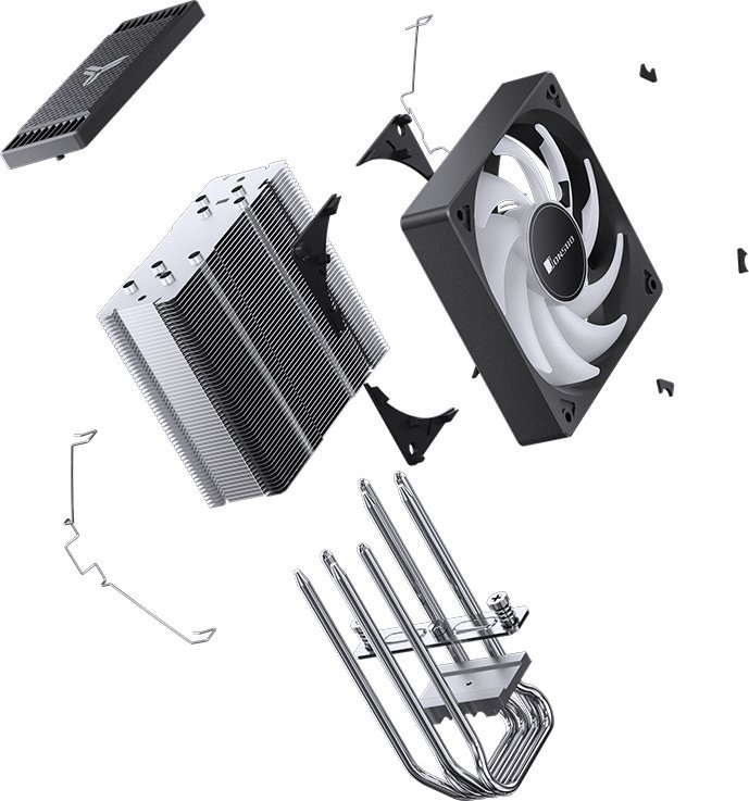 Ftohës CPU Jonsbo CR-1000 EVO, ARGB, single tower, i zi