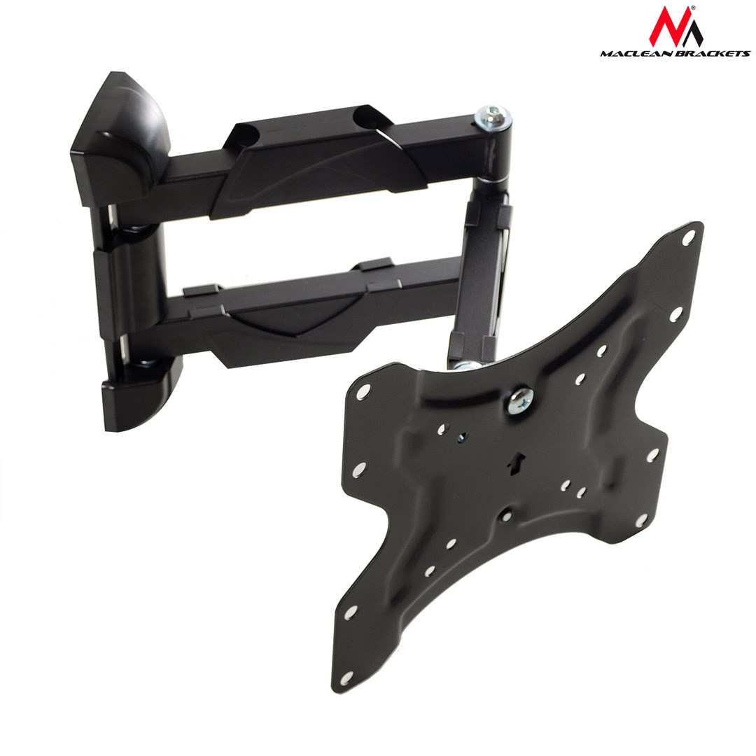 Mbajtëse muri për TV Maclean MC-742, 13-42", VESA 200x200, 30kg, e zezë