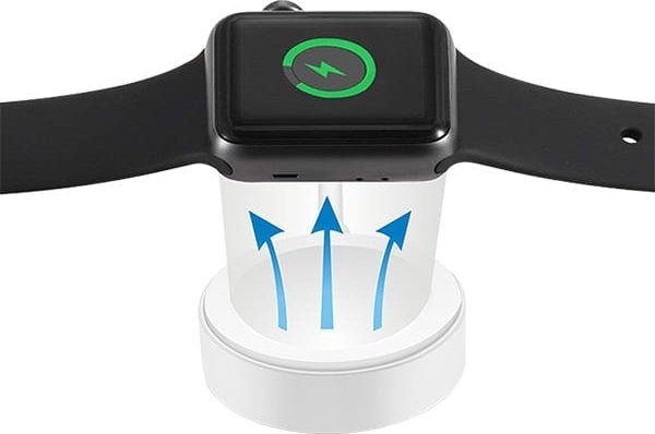 Karikues induktiv Beline BLNAWC01 për Apple Watch, 3W, 1m, i bardhë