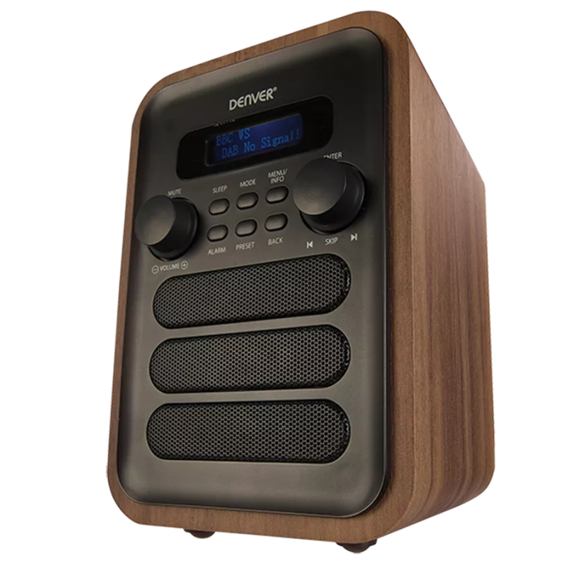 Denver FM Radio with Bluetooth DAB-48 GREY Denver FM Radio with Bluetooth DAB-48 GREY