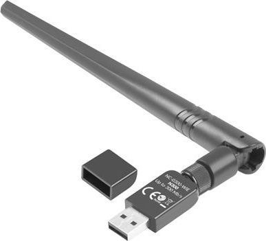 Мрежна картичка Lanberg NC-0300-WIE, USB 2.0, црна
