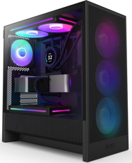 Kasë NZXT H5 Flow RGB (2024), e zezë Kasë NZXT H5 Flow RGB (2024), e zezë
