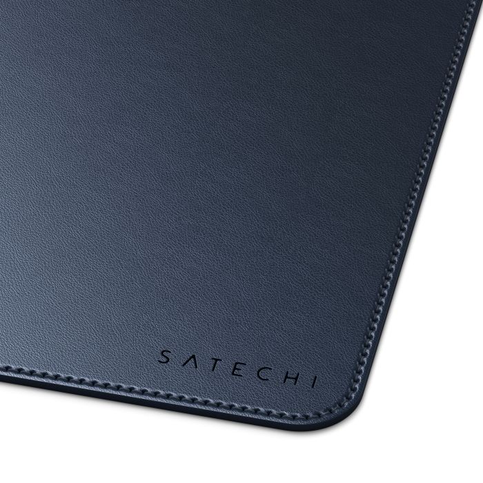 Satechi Vegan Leather Premium Desk Mat, Blue