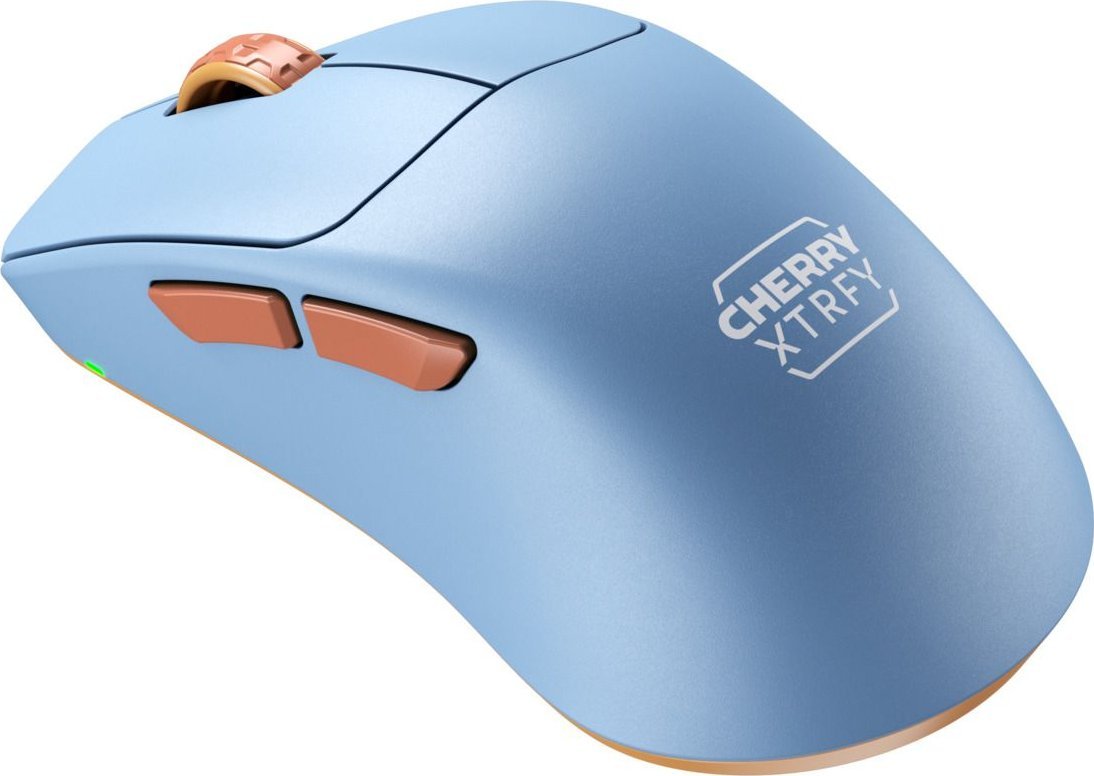 Maus gaming CHERRY XTRFY M64 Wireless, sensor Pixart 3395, pa kabllo, i zi