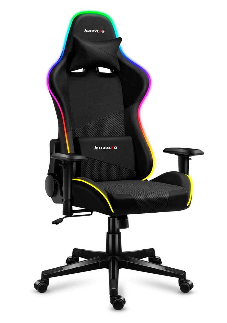 Karrige Huzaro Force 6.2 Mesh RGB LED, e zezë