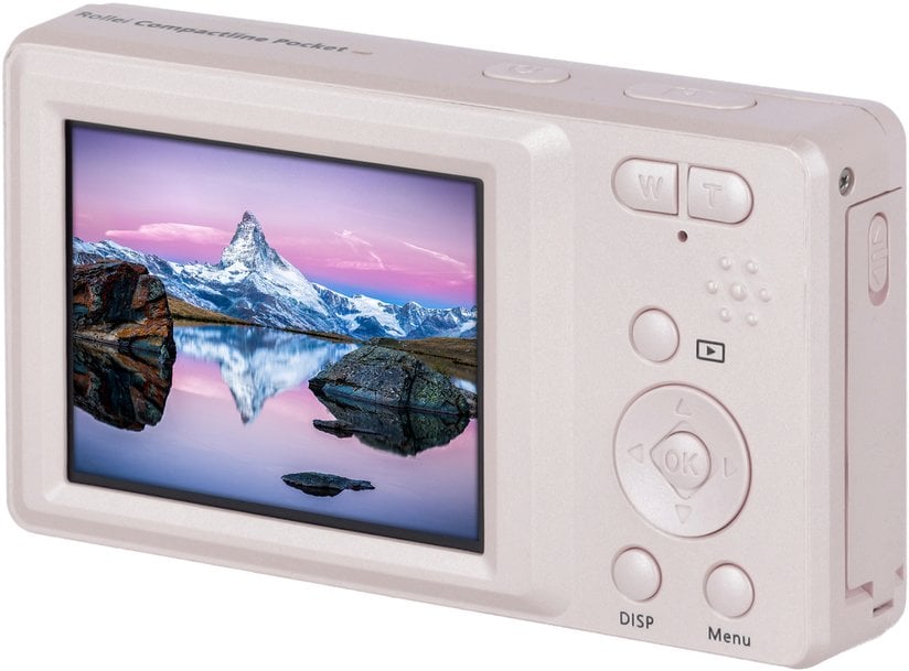 Kamerë kompakte Rollei Compactline Pocket, rozë