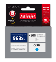 Ngjyrë për printer Activejet AH-963CRX (zëvendësim për HP 963XL), 25 ml, e kaltër