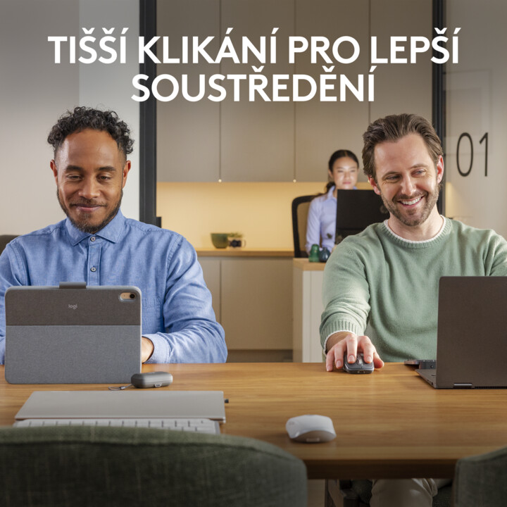 Maus Logitech MX Anywhere 3S, i bardhë