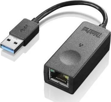 Përshtatës Lenovo USB 3.0 - Ethernet, i zi