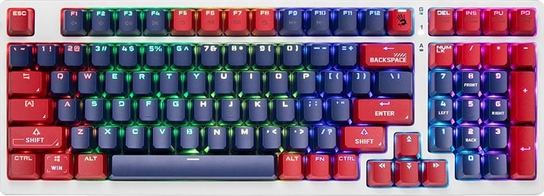 Tastierë mekanike A4TECH Bloody S98, 98 taste, RGB, blu Navy