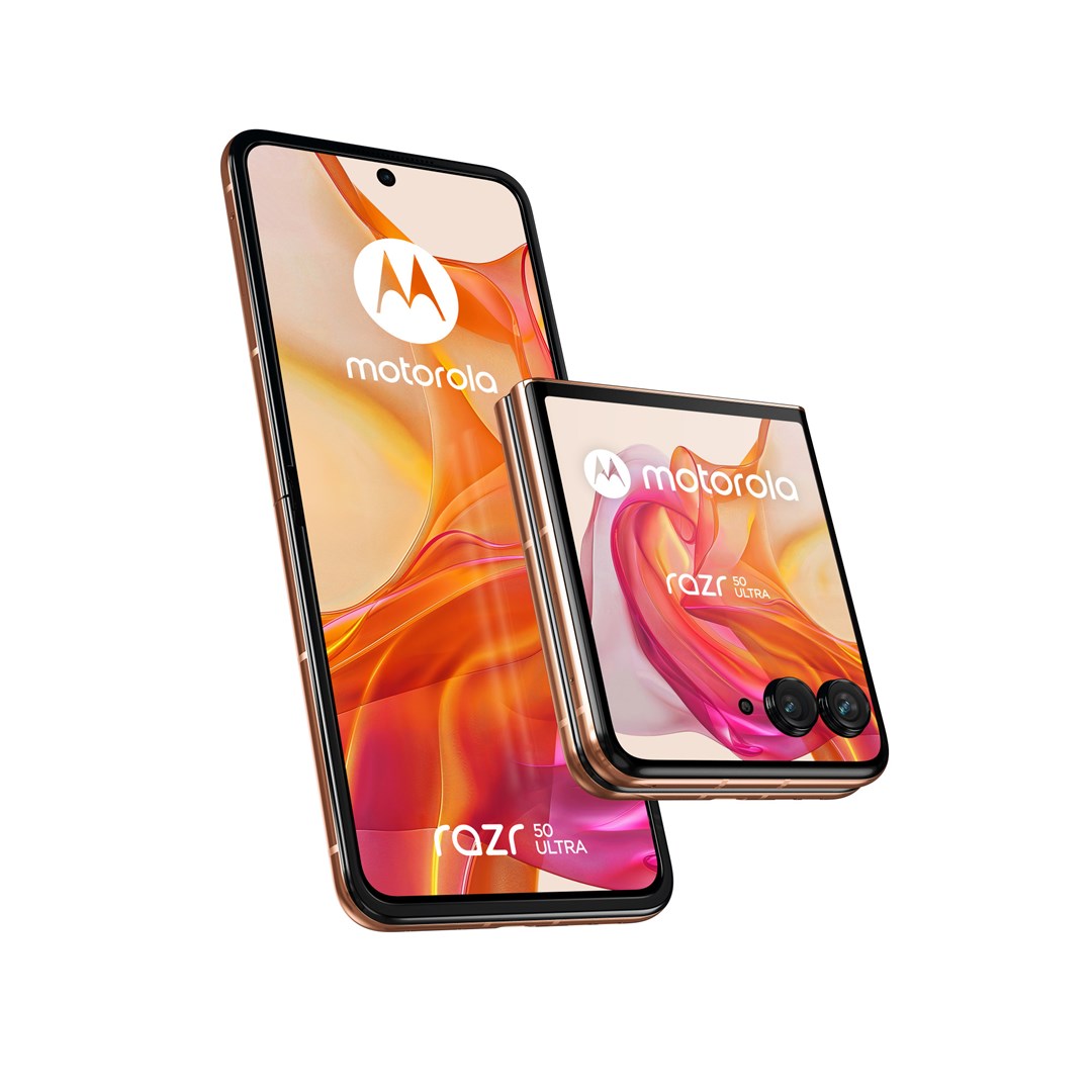 Celular Motorola Razr 50 Ultra, 6.9", 512GB, 12GB RAM, portokalli