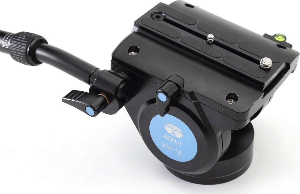 Kokë video Sirui VH-15, mekanizëm fluid, kapacitet 10 kg, e zezë