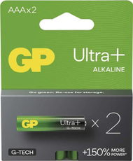 Bateri alkaline GP Ultra Plus AAA, 1.5V, paketim 2 copë