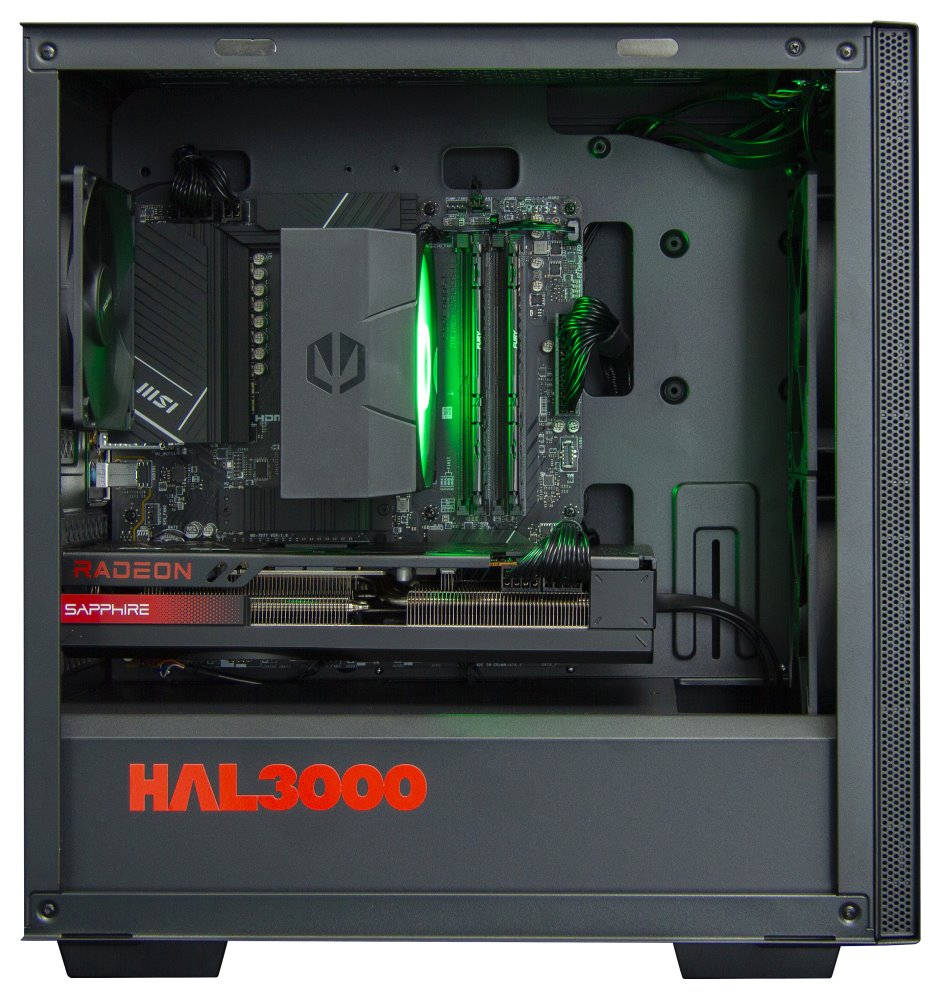 Kompjuter HAL3000 Online Gamer, AMD Ryzen 5 7500F, 32GB DDR5, RX 7800 XT, 1TB SSD, Windows 11 Home, i zi
