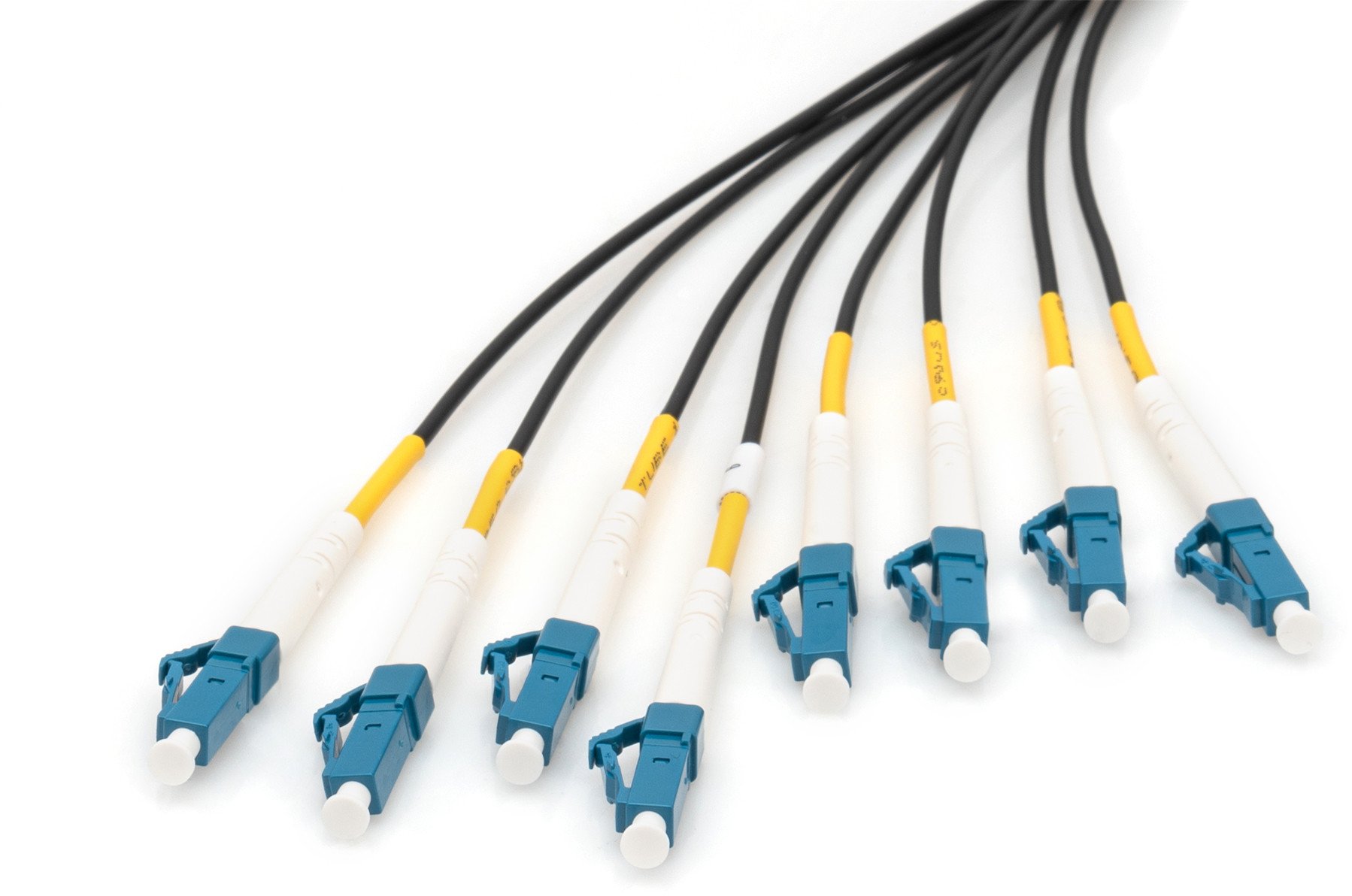 Kabllo fibër optike Digitus Pre-assembled Universal Breakout, single mode, e verdhë