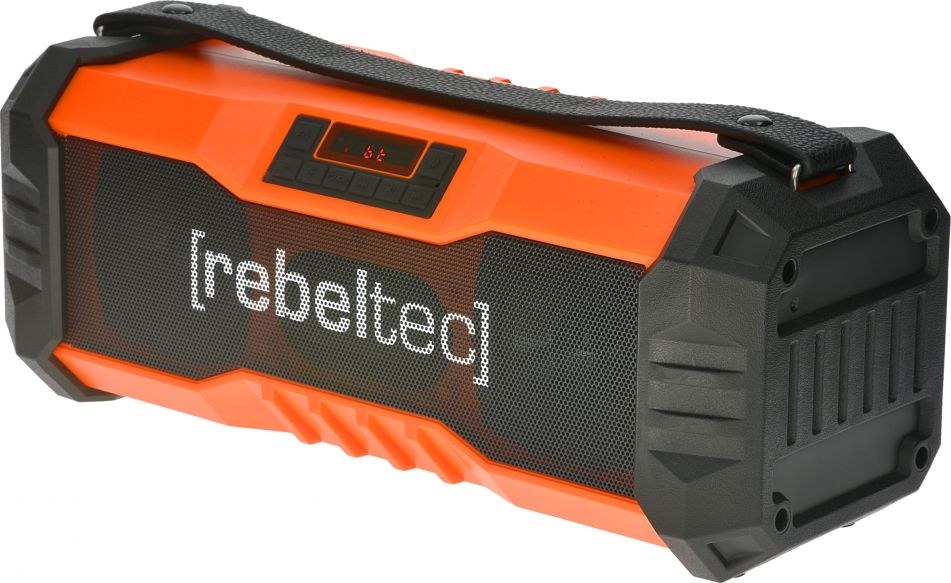 Altoparlant portativ Rebeltec SoundBox 350, i portokalltë