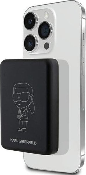 Powerbank pa tel Karl Lagerfeld KLPBM5KIOTTGK, 5000mAh, MagSafe 15W, i zi