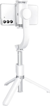 Сет селфи трипод со гимбал стабилизатор и блутут далечински управувач, алуминиум, црн