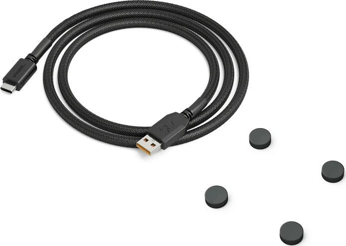 Kabllo USB Glorious GLO ACC REP 2P75, USB A në USB C, 1.8 m, e zezë