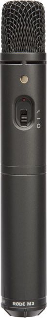 Mikrofon kondensator RODE M3, kardioid, 1/2", i zi