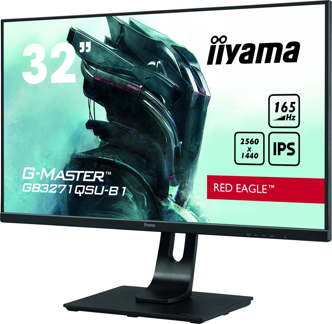 Monitor iiyama G-MASTER GB3271QSU-B1, 31.5", 2560 x 1440, Wide Quad HD, 165 Hz, i zi