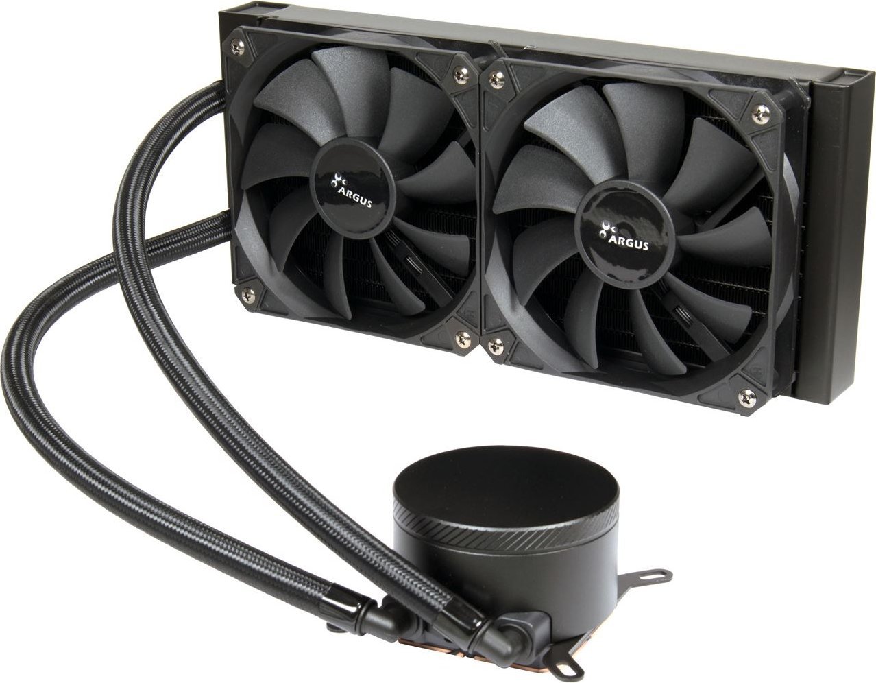 Ftohës uji AIO Inter-Tech Argus Iceman B-240, radiator 240mm, kompatibil me AMD dhe Intel, i zi