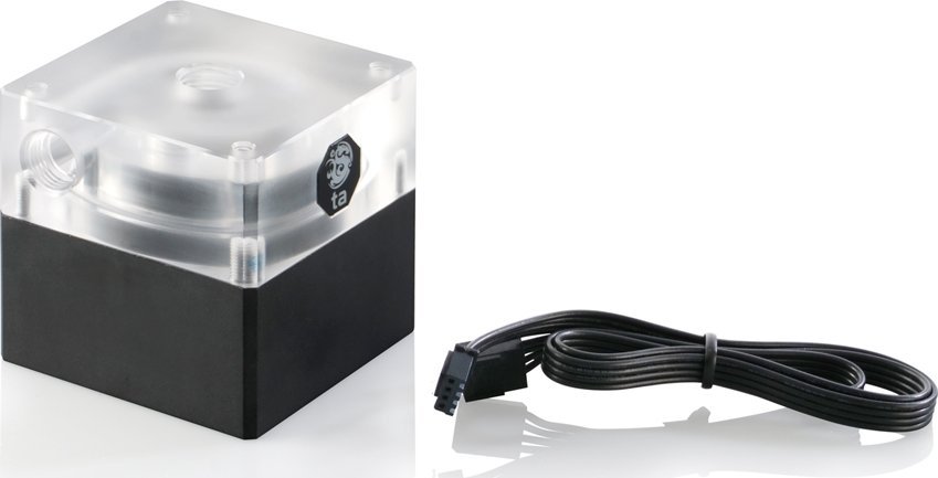 Pompë uji Bitspower P5D PWM Pump V1 ARGB, kompakte, trup transparent