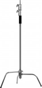 Stativ ndriçimi Camrock CS-330, lartësi deri 330 cm, kapacitet 10 kg, argjendtë