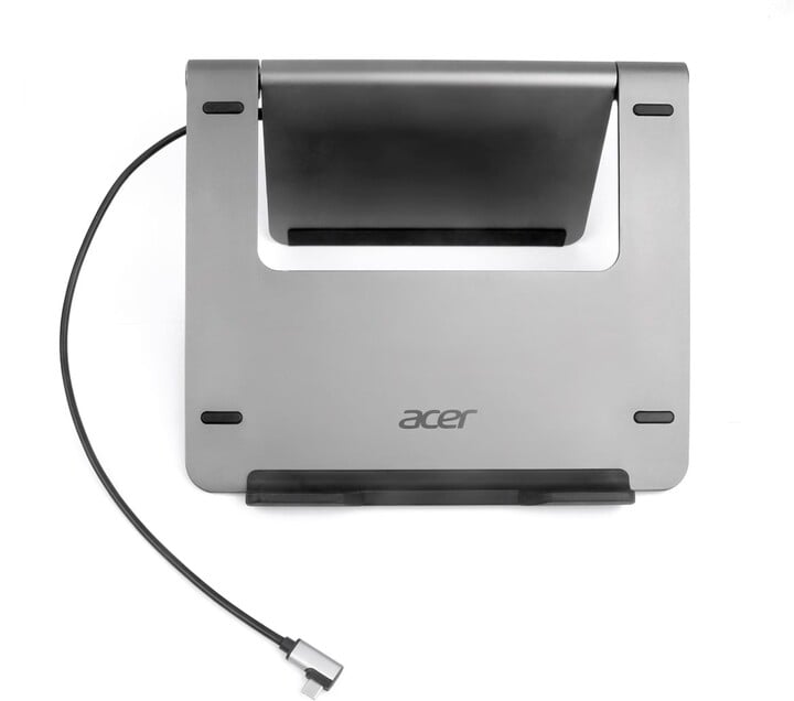 Mbajtëse laptopi Acer me stacion docking 5në1 USB-C, e argjendtë