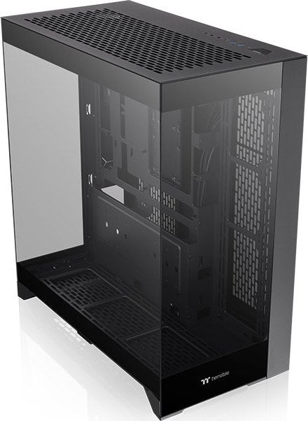 Куќиште за компјутер Thermaltake CTE E550 TG, mid tower, калено стакло, црно