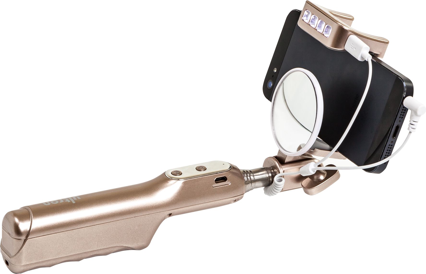 Shkop për selfie Stick Ultron Deluxe Flash, i artë