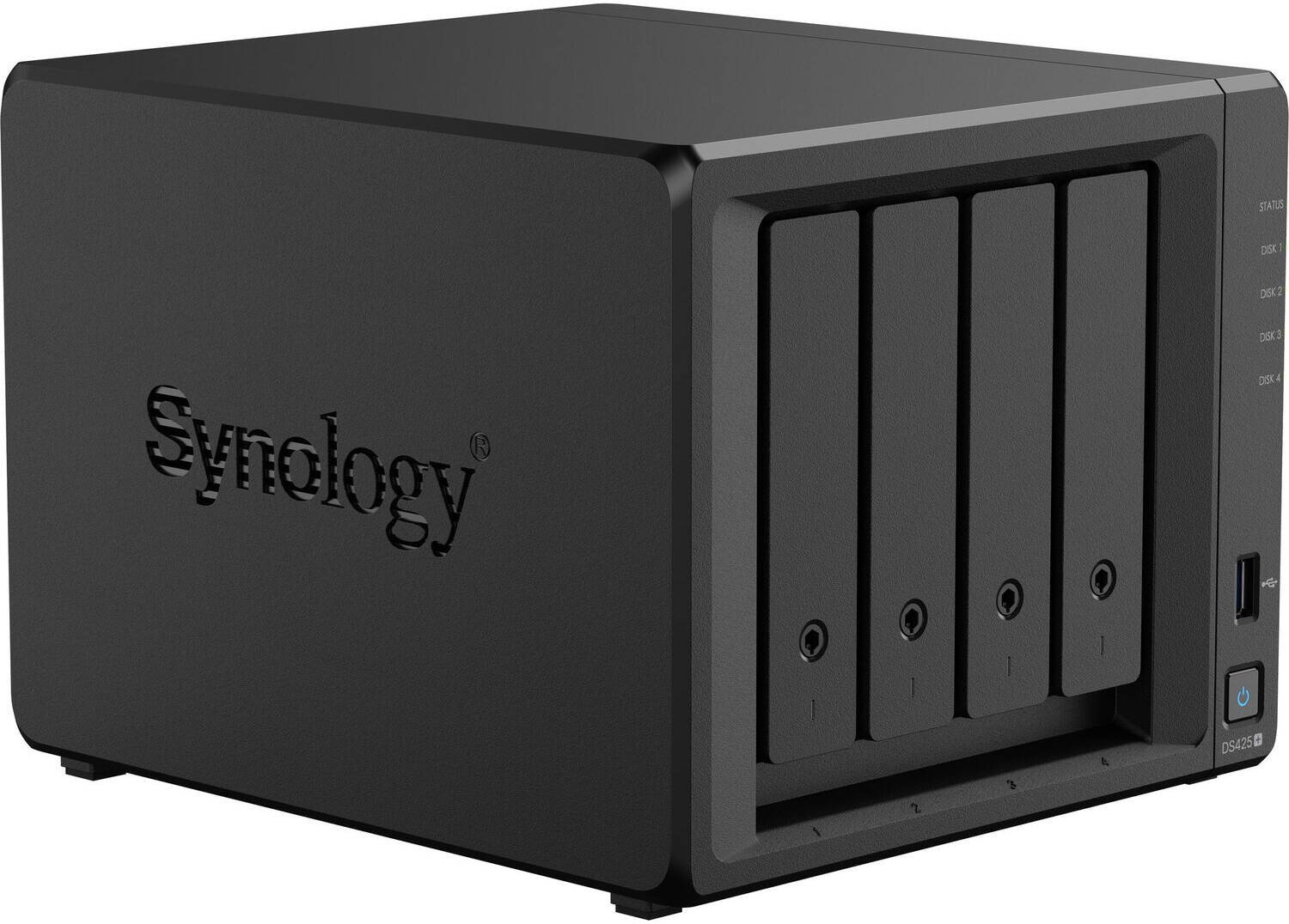 Сервер NAS Synology DiskStation DS425+, Intel Celeron J4125, 2GB DDR4, црн