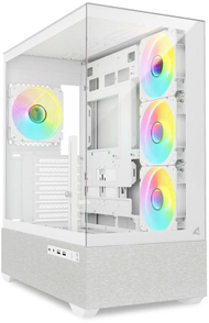 Kuti PC Sharkoon AK7 ARGB, ATX mATX Mini ITX, xham i temperuar, e bardhë