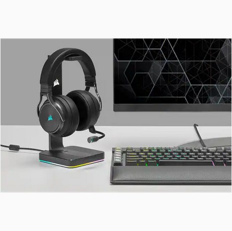 Kufje Corsair Virtuoso RGB Wireless XT, Bluetooth, të zeza